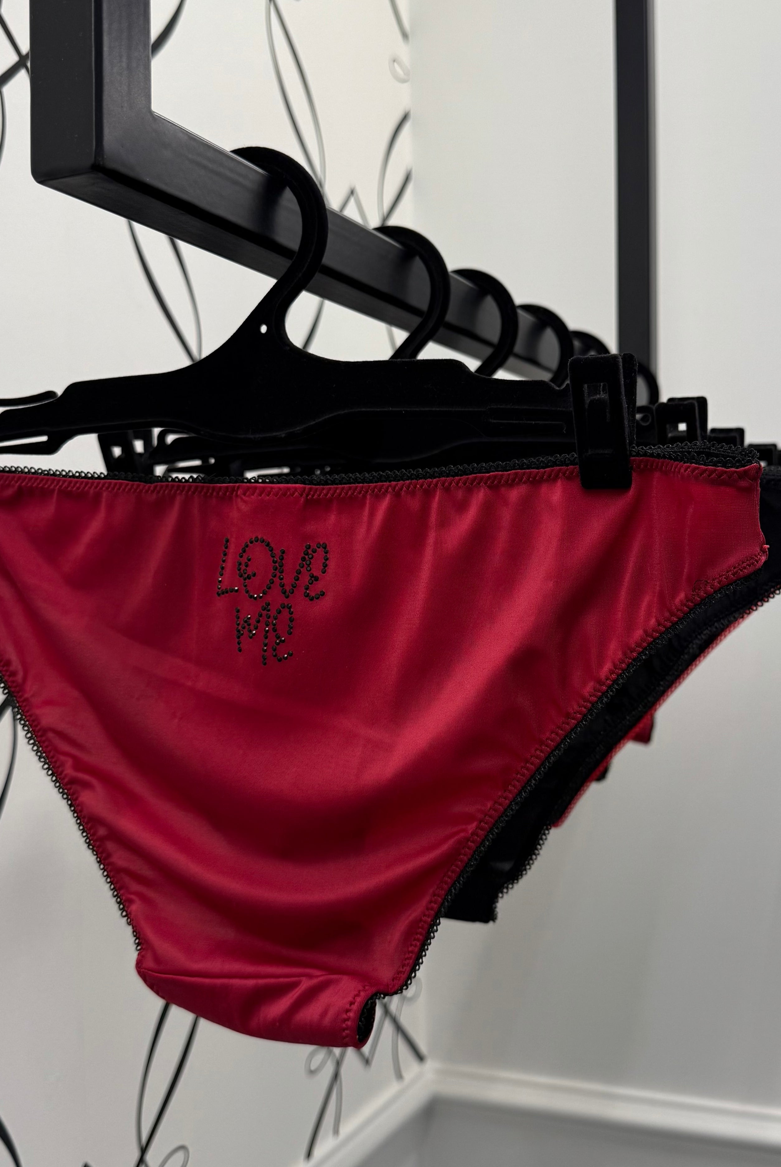 Slip Black Baccara Shine LOVE♥️ | Dot76.it