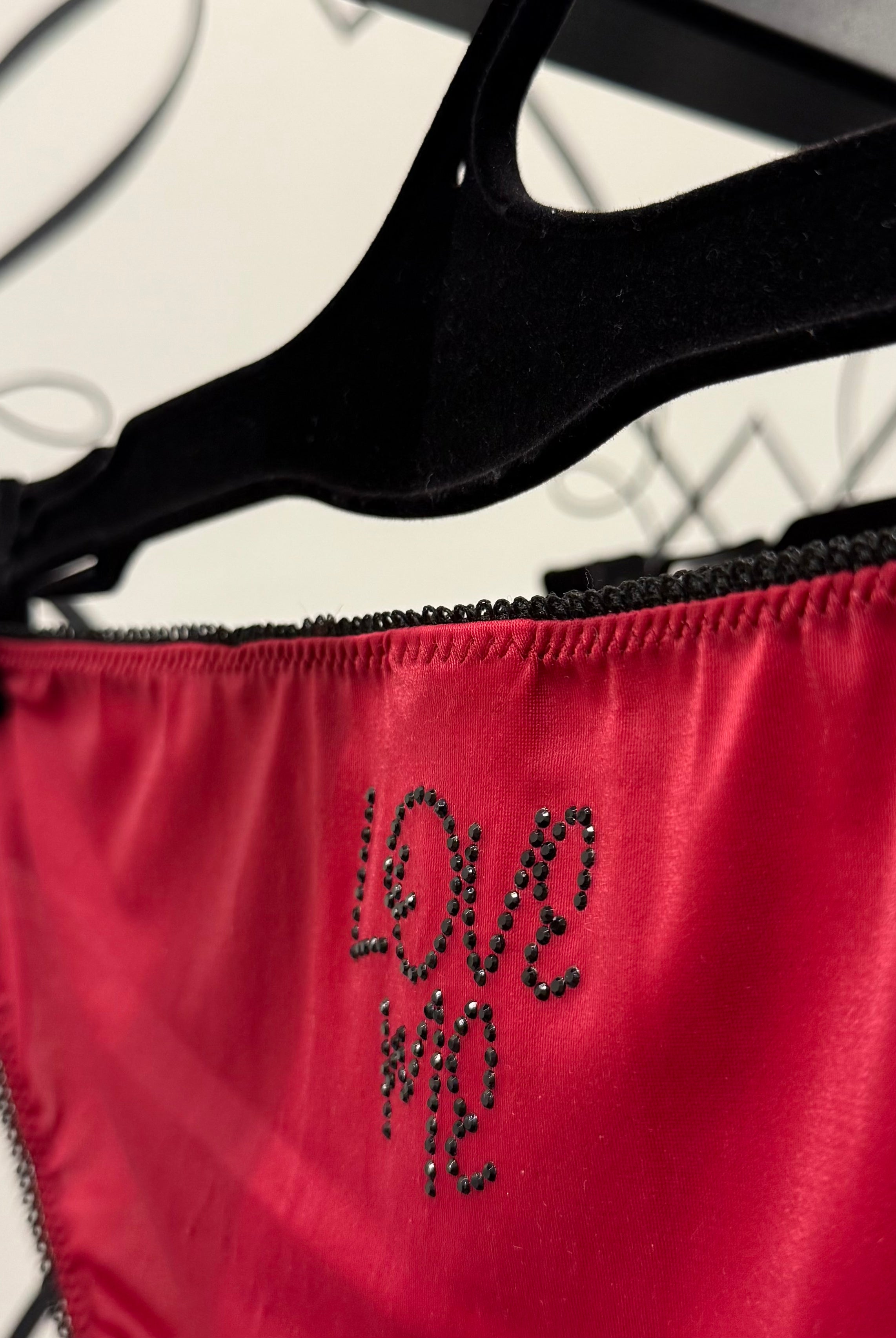 Slip Black Baccara Shine LOVE♥️ | Dot76.it