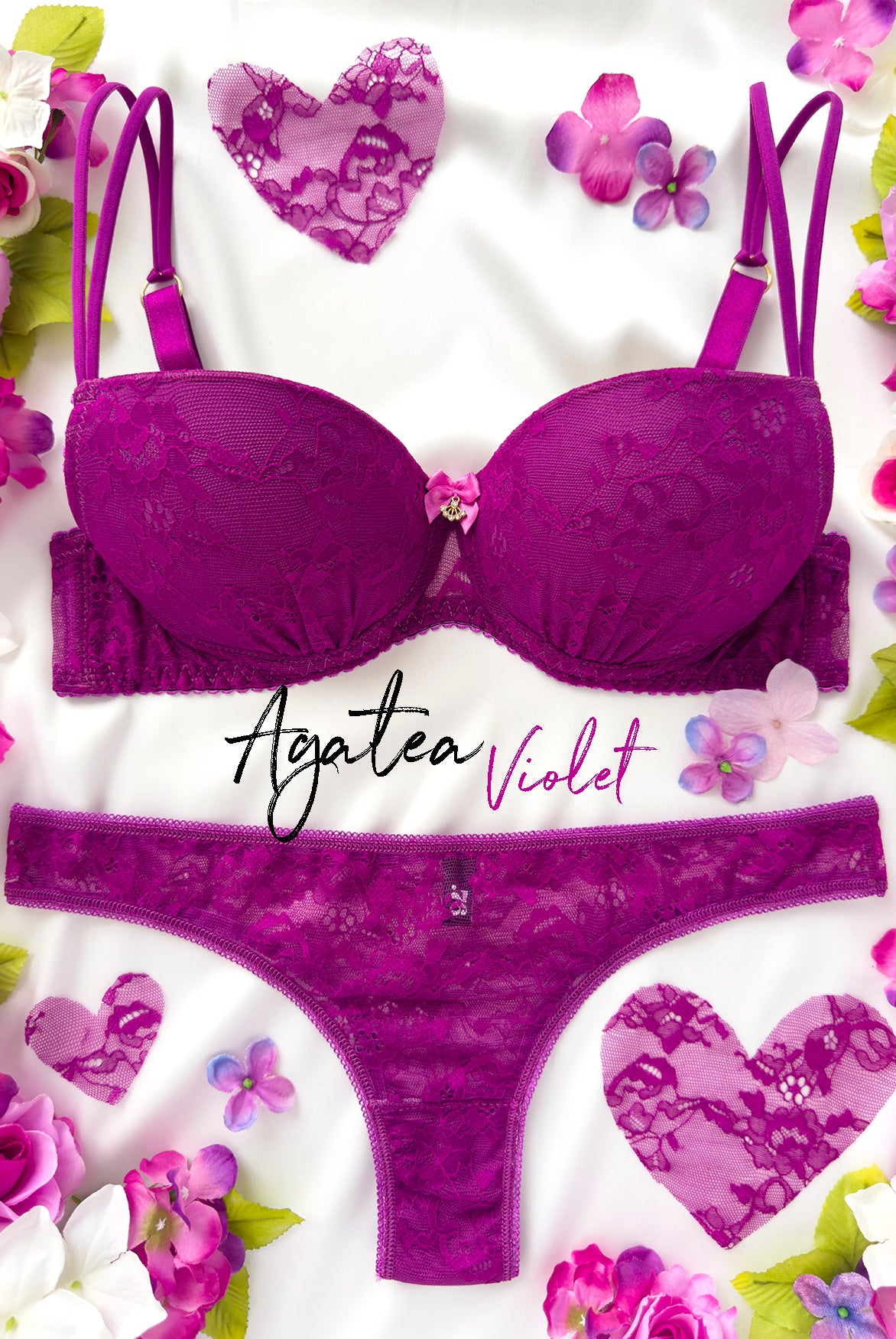 Reggiseno push-up Agatea Violet | Dot76.it