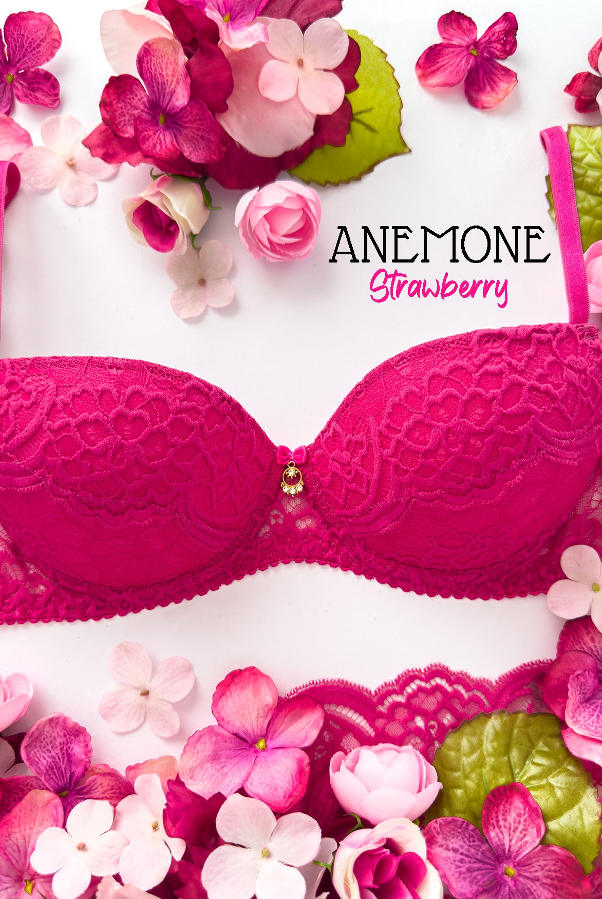 Reggiseno push-up Anemone Strawberry | Dot76.it