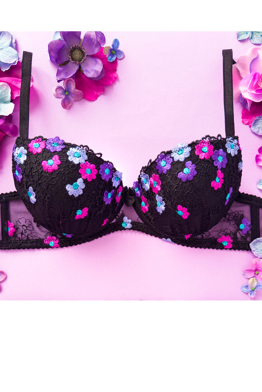 Reggiseno push-up Aster Noir | Dot76.it