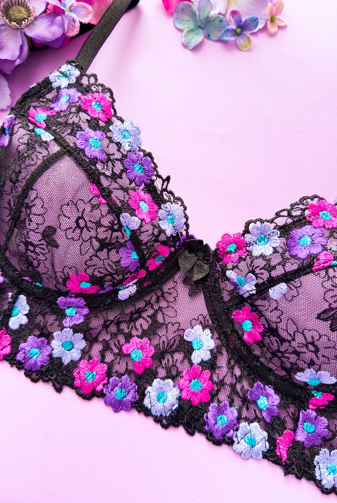Reggiseno sfoderato Aster Noir | Dot76.it