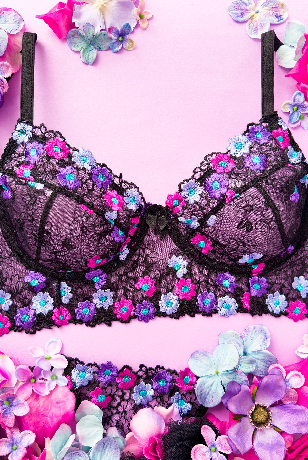 Reggiseno sfoderato Aster Noir | Dot76.it