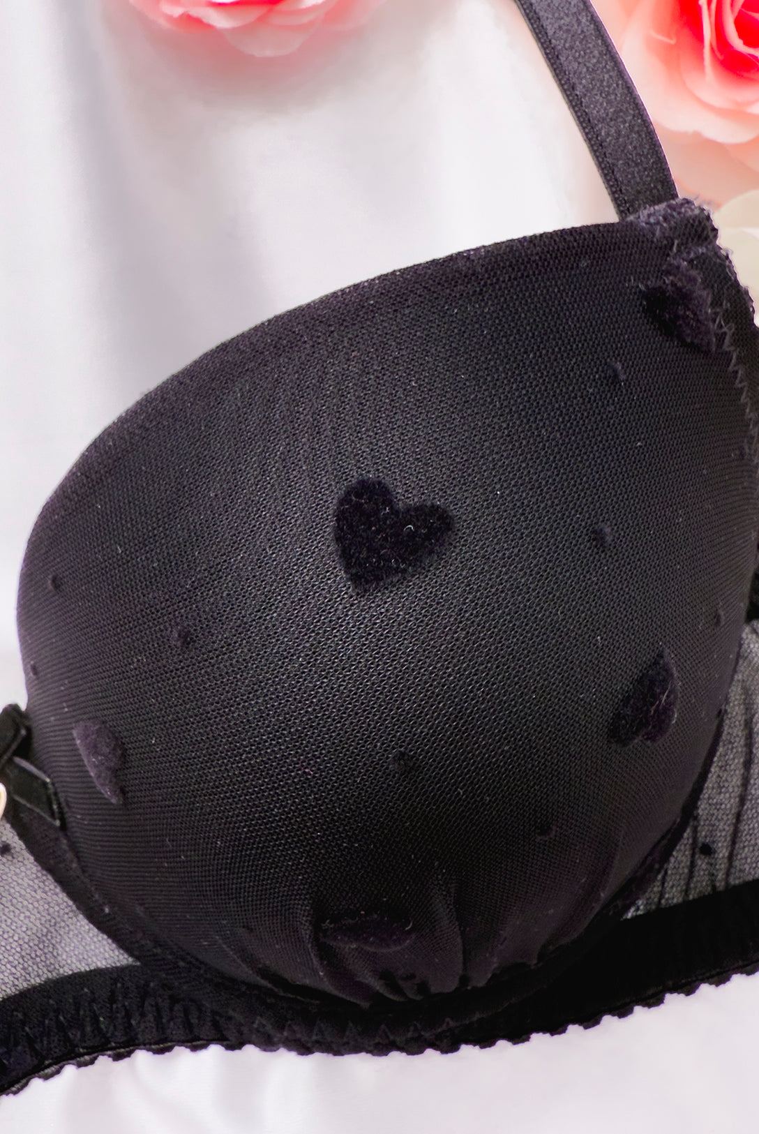 Reggiseno push-up Black Baccara Velvet | Dot76.it