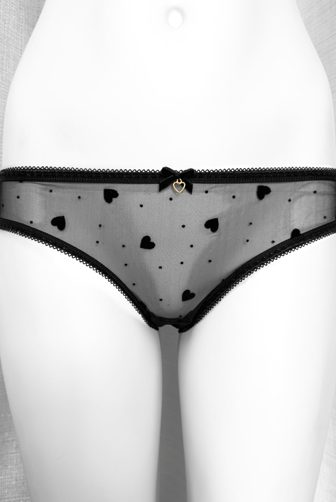 Slip Black Baccara Velvet | Dot76.it
