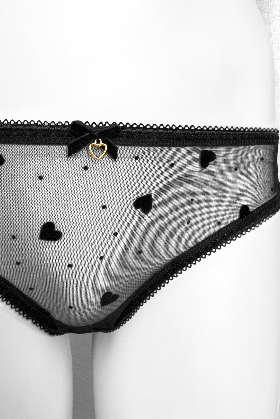 Slip Black Baccara Velvet | Dot76.it