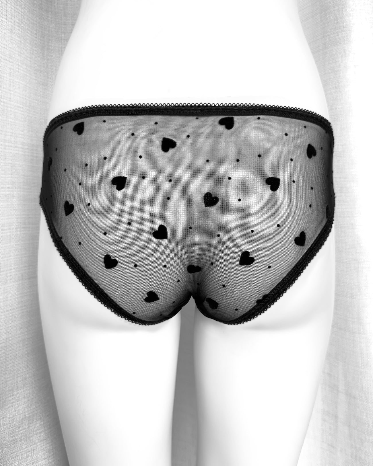 Slip Black Baccara Velvet | Dot76.it