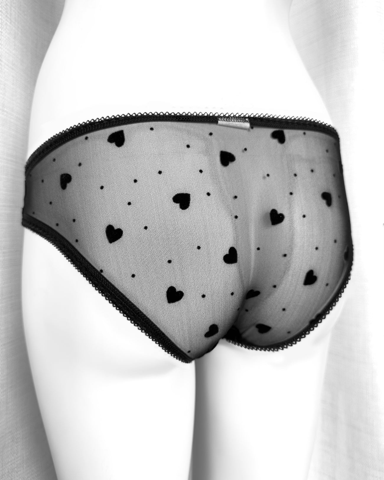 Slip Black Baccara Velvet | Dot76.it