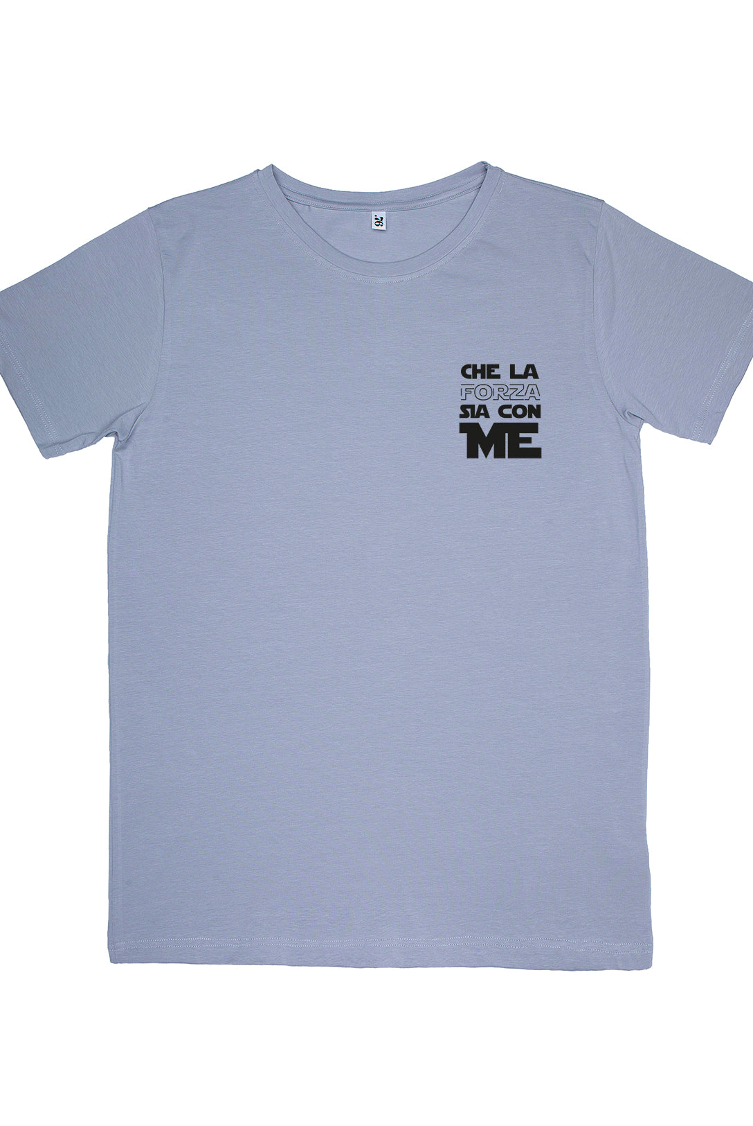 T-shirt Grey LA FORZA SIA CON ME | Dot76.it