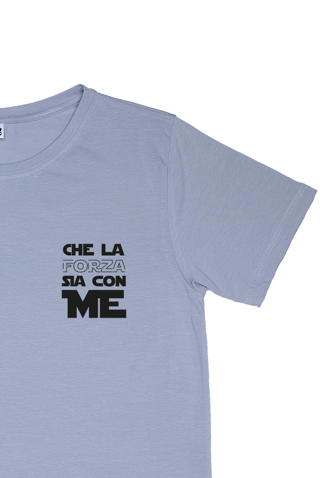 T-shirt Grey LA FORZA SIA CON ME | Dot76.it