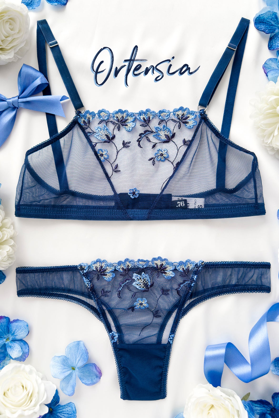 Reggiseno morbido Dark Ortensia | Dot76.it