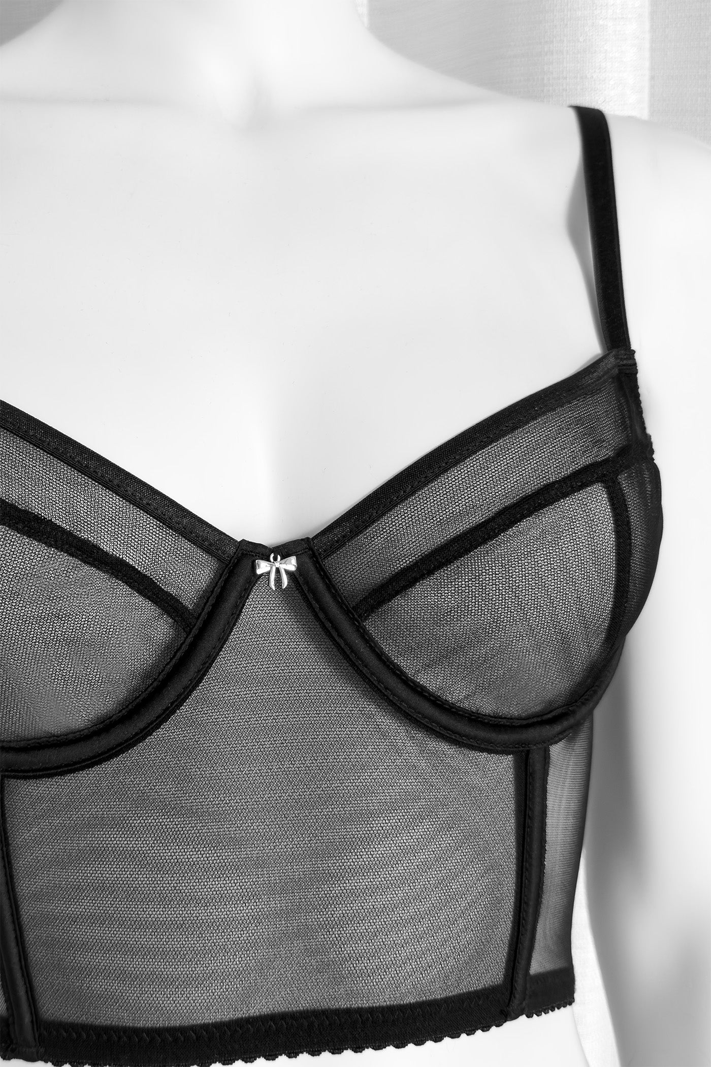 Reggiseno Bustier sfoderato Noir Desert Rose | Dot76.it