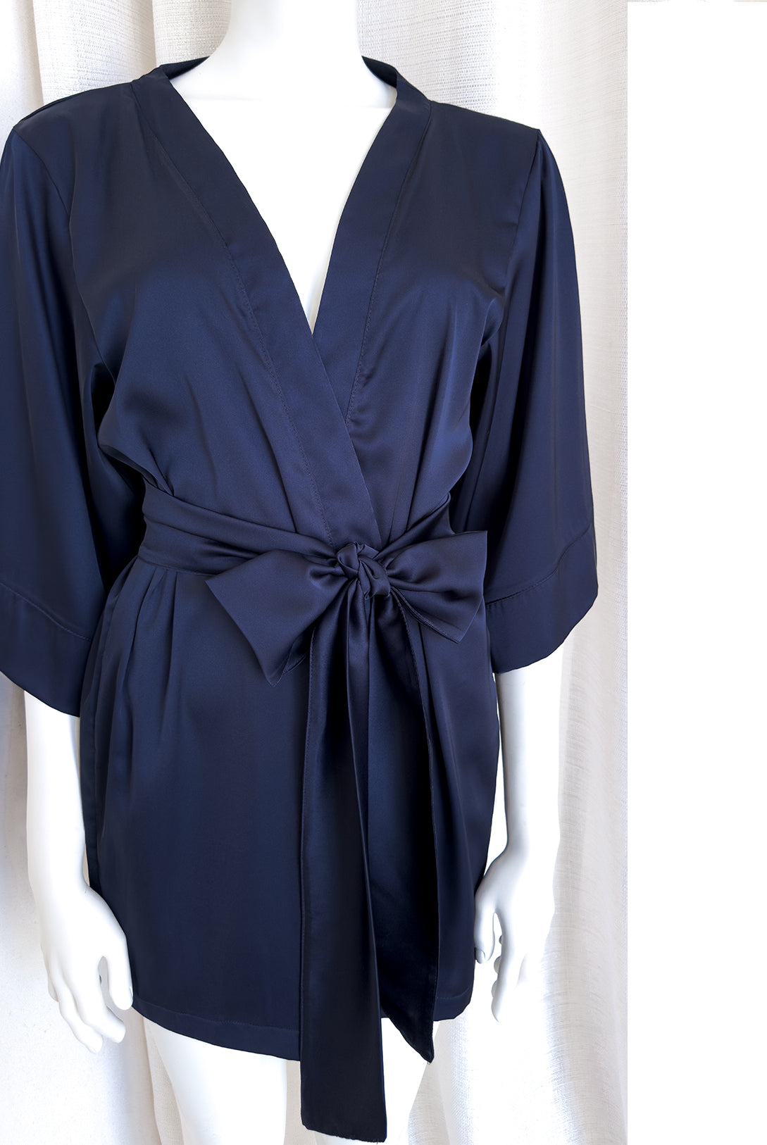 Kimono in raso Night | Dot76.it