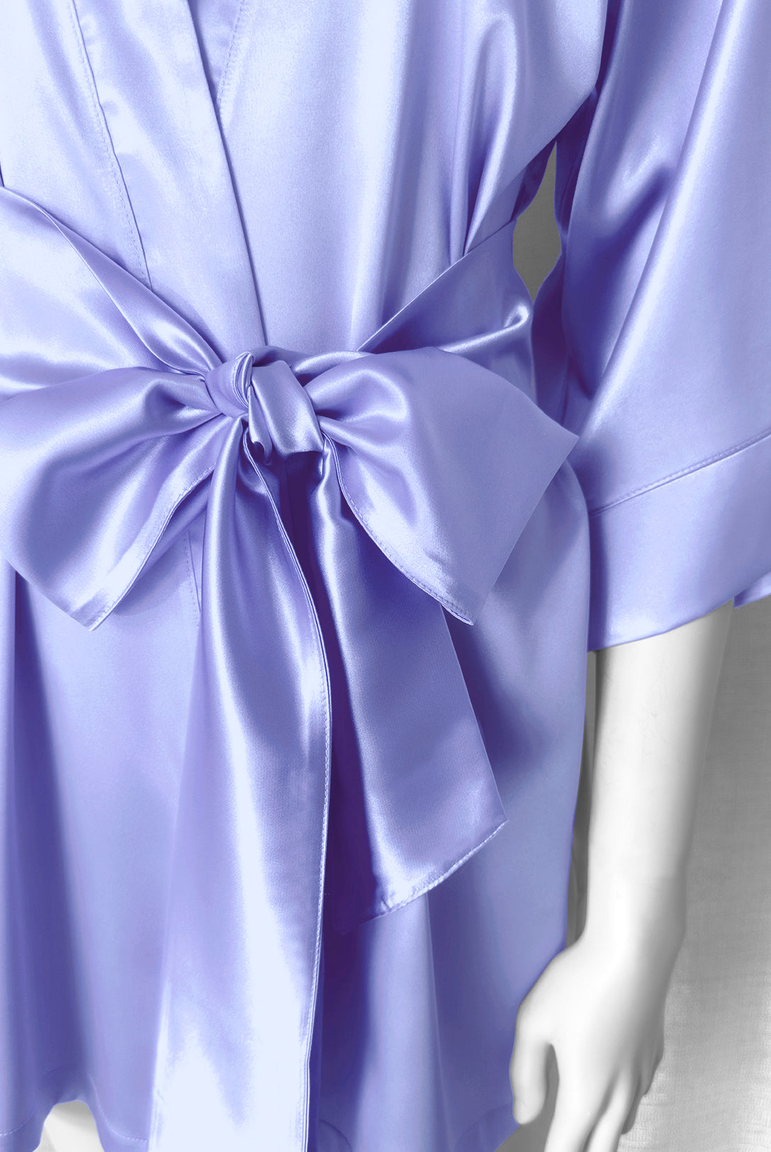 Kimono in raso Indaco | Dot76.it