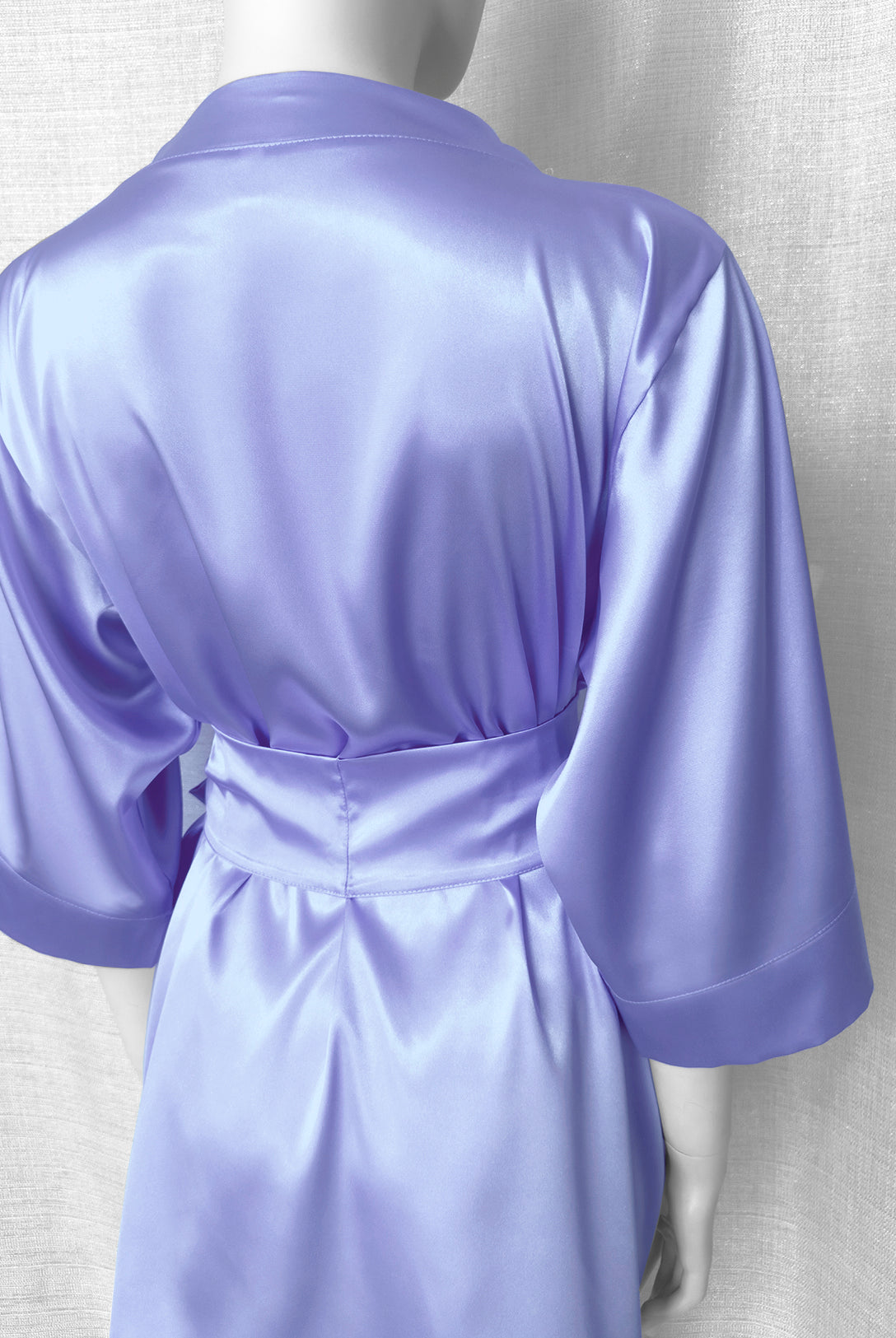 Kimono in raso Indaco | Dot76.it