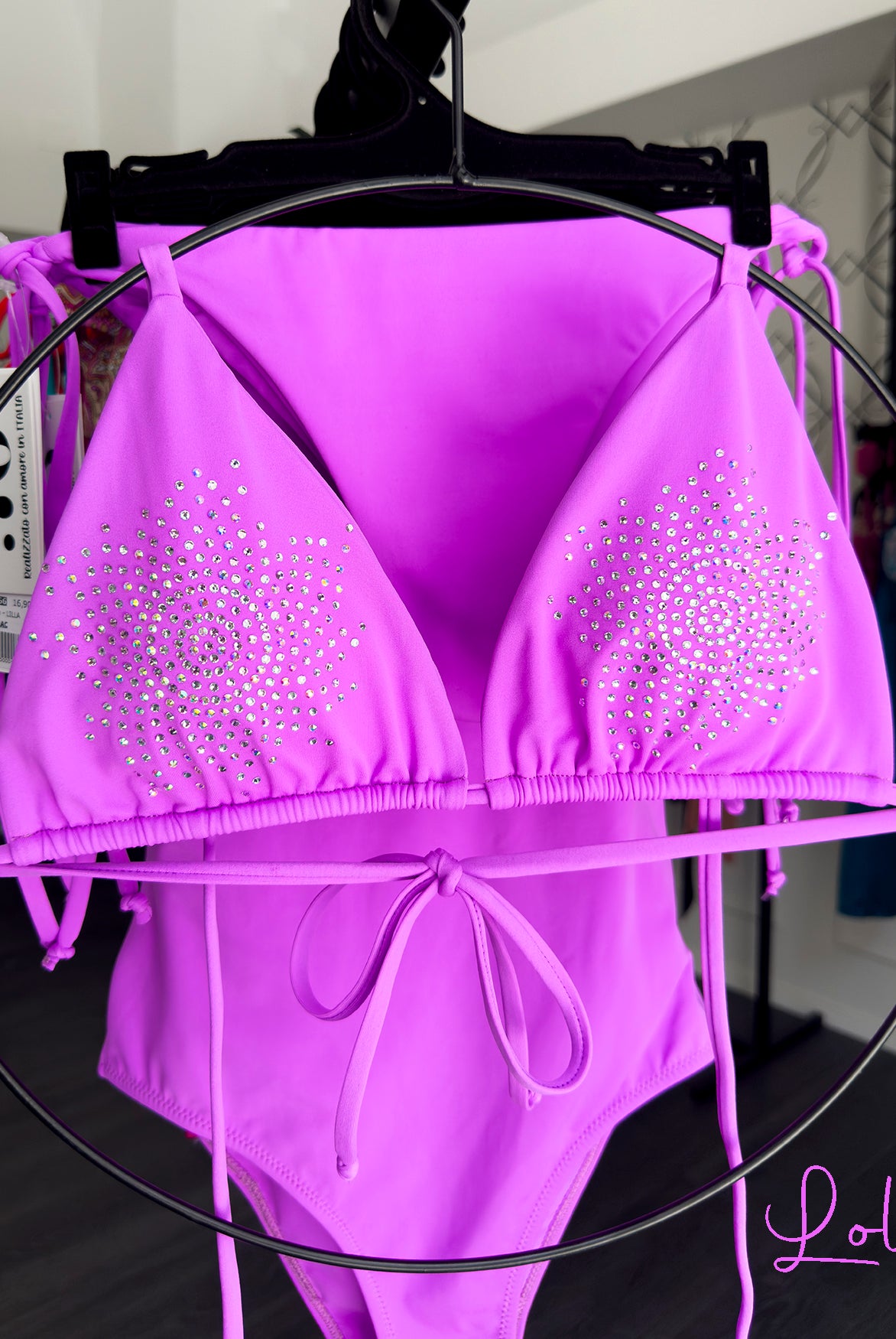 Triangolo Bikini Shine Lola Lilac | Dot76.it