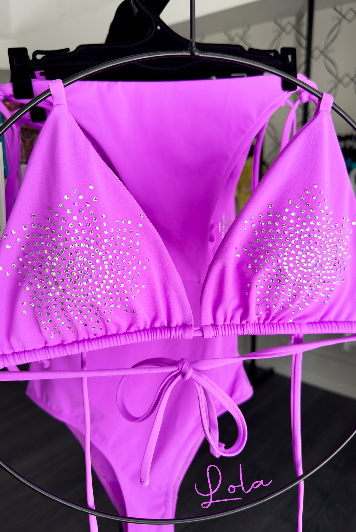 Triangolo Bikini Shine Lola Lilac | Dot76.it