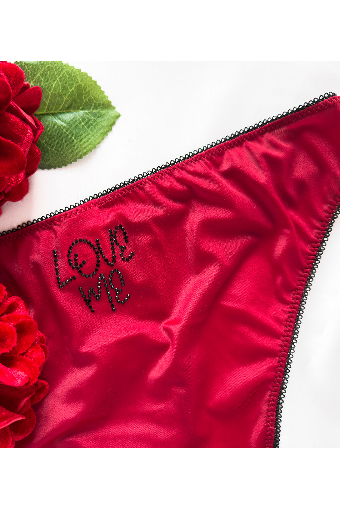 Slip Black Baccara Shine LOVE♥️ | Dot76.it