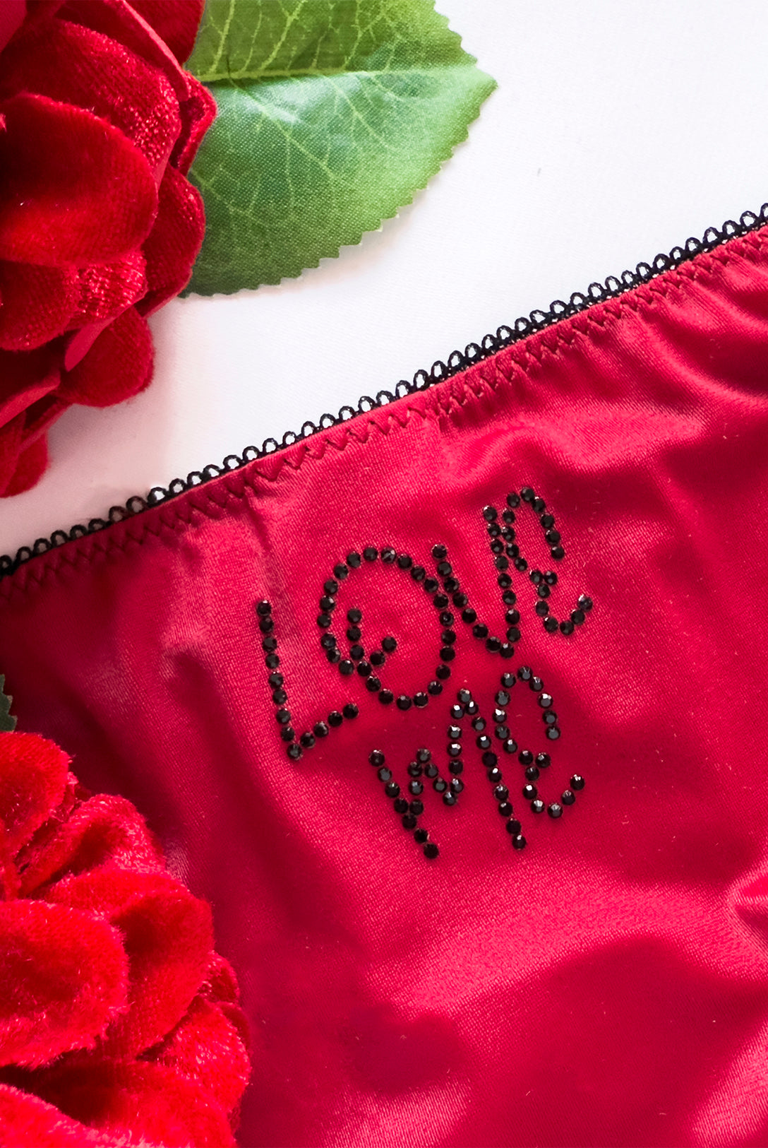 Slip Black Baccara Shine LOVE♥️ | Dot76.it