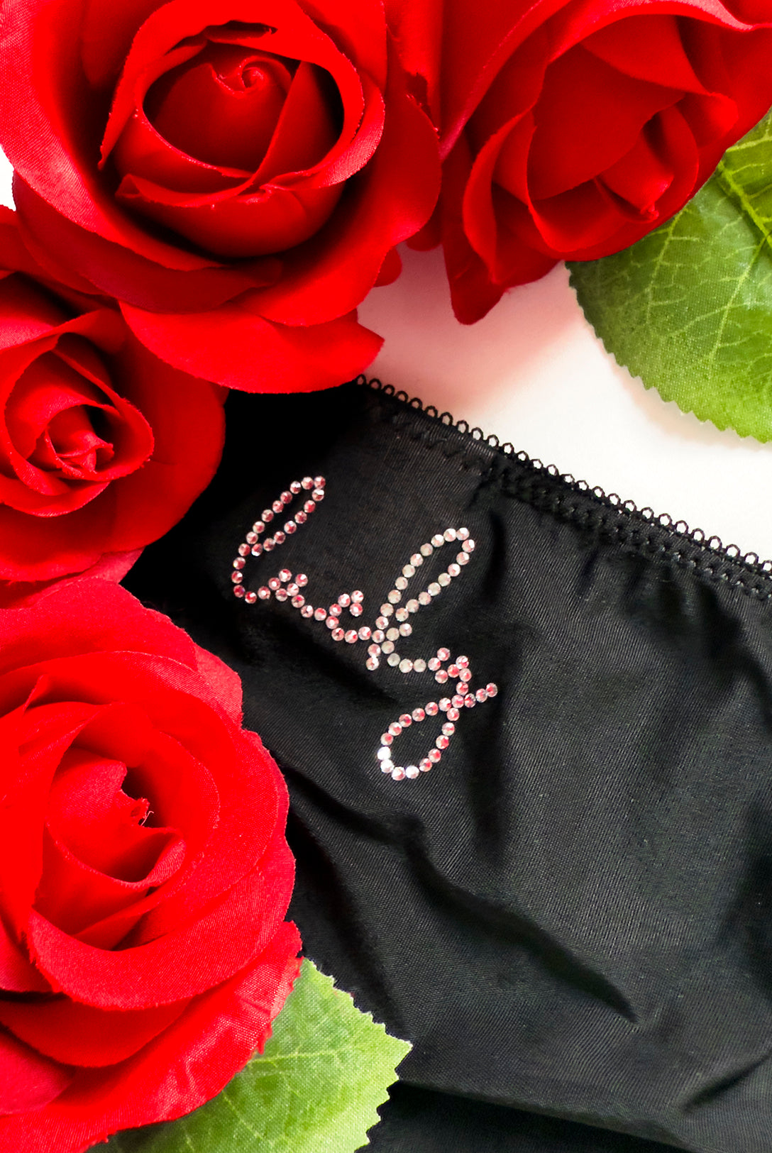 Slip Black Baccara Shine LUCKY♥️ | Dot76.it