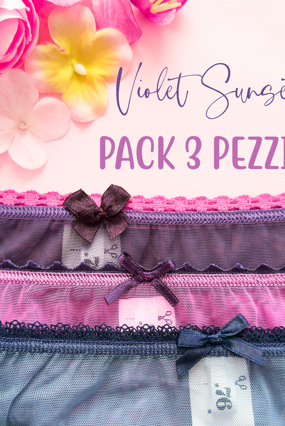 Pacchettox3 Brasiliana -VIOLET SUNSET- Rainbow Cake | Dot76.it