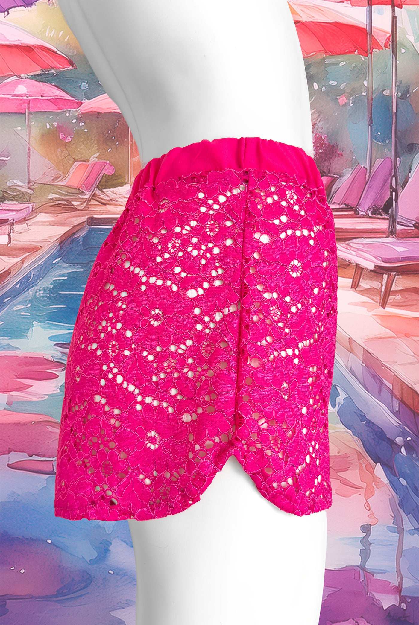 Pantaloncino Rainbow Cake Pink Floral Lace | Dot76.it