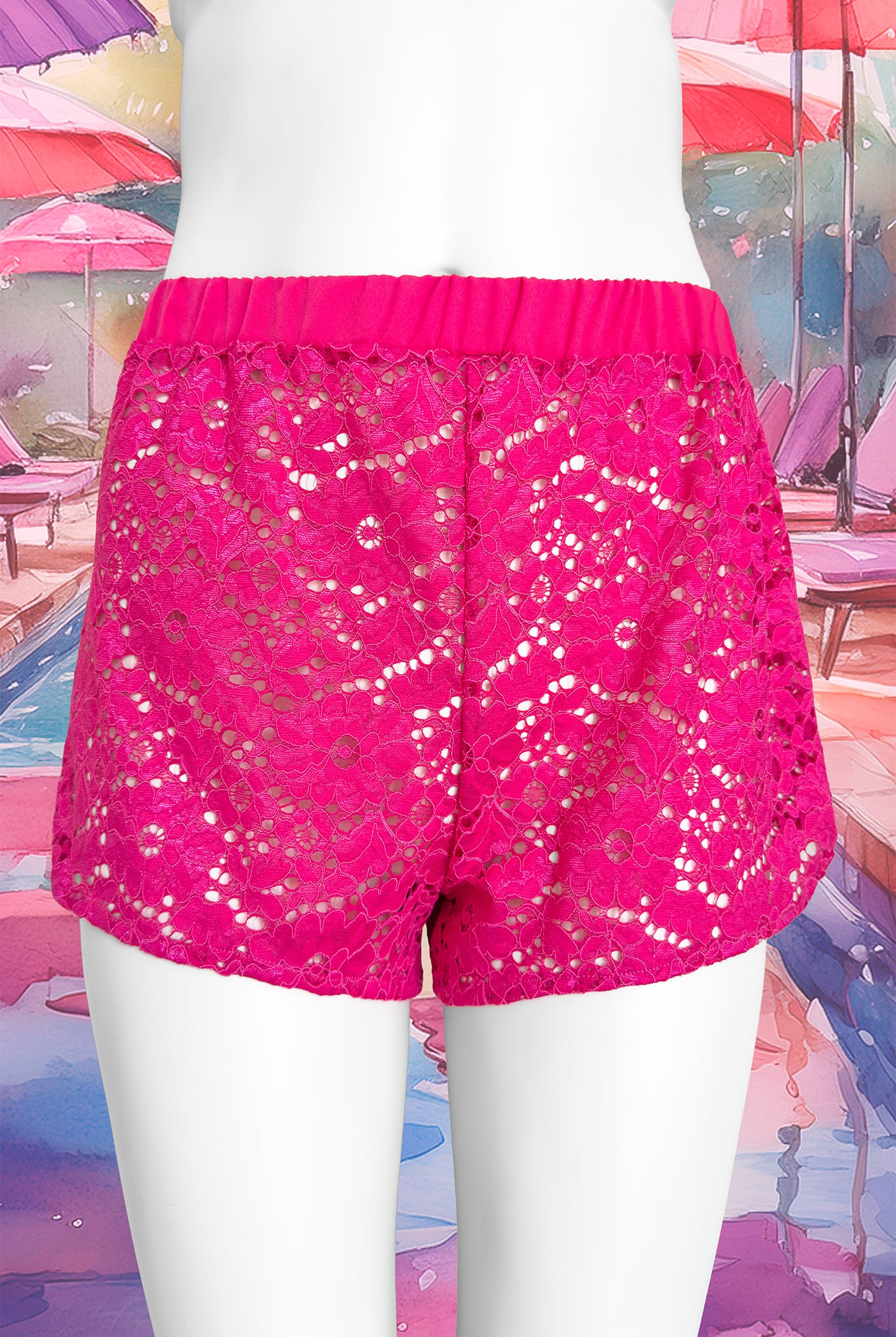 Pantaloncino Rainbow Cake Pink Floral Lace | Dot76.it