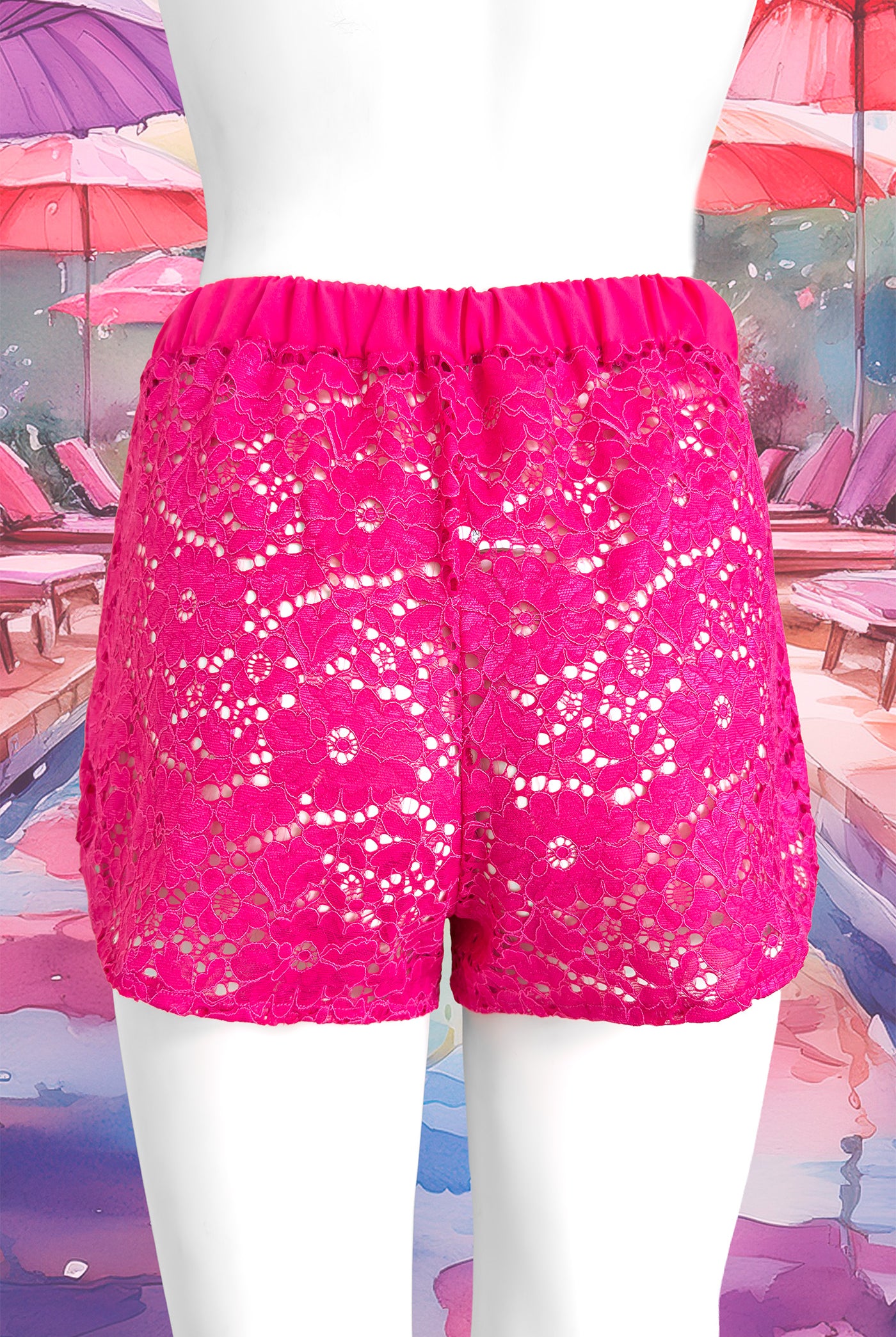 Pantaloncino Rainbow Cake Pink Floral Lace | Dot76.it