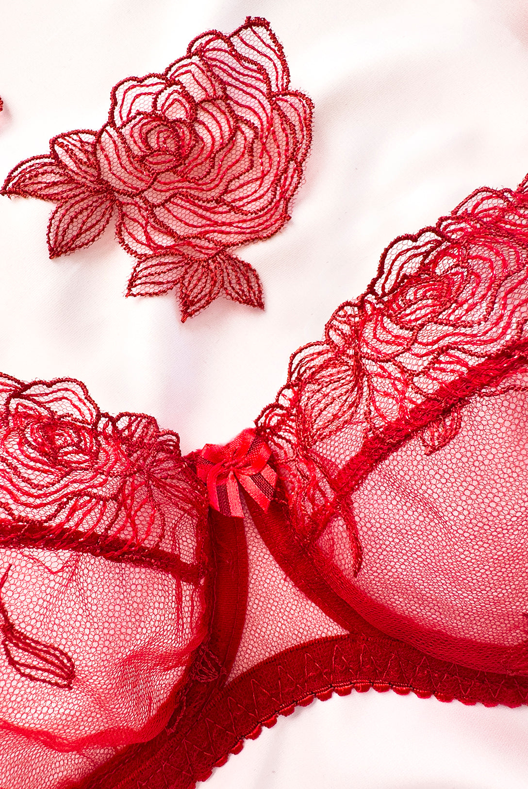 Reggiseno sfoderato Rose Passion | Dot76.it
