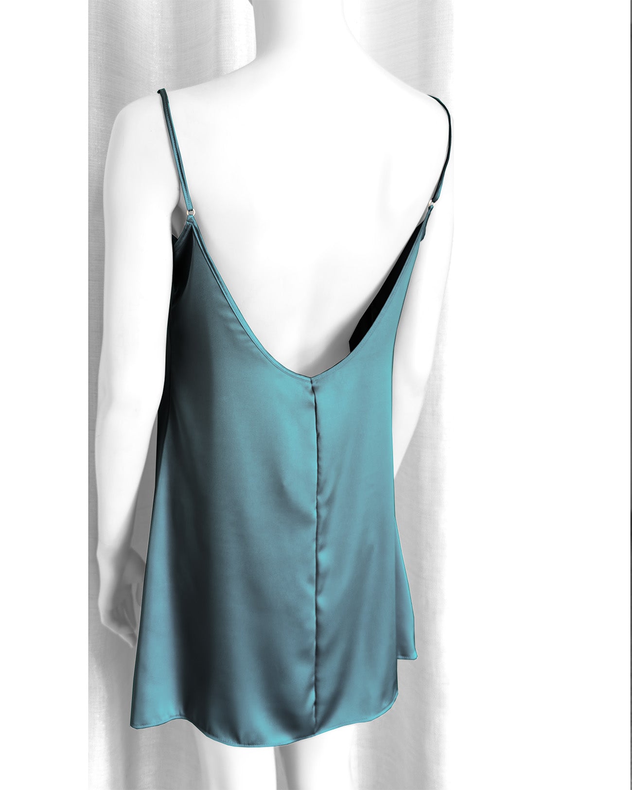 Sottoveste in raso Ardesia | Dot76.it