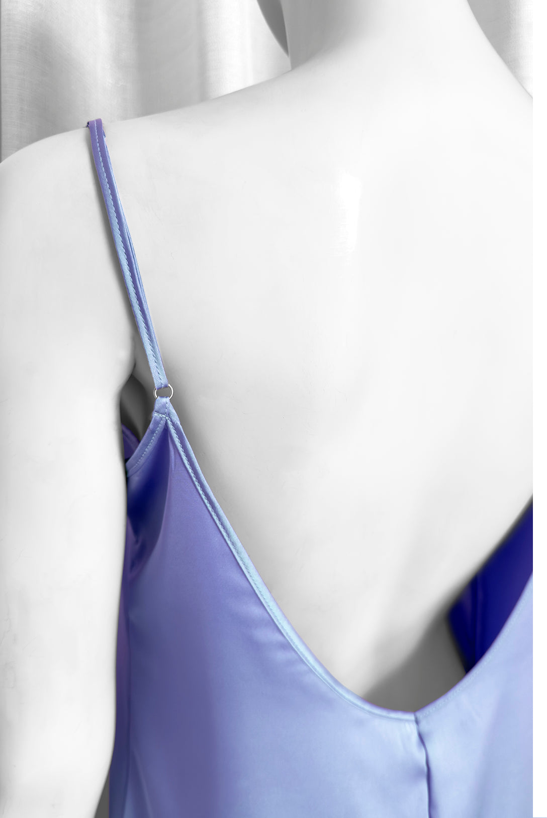 Sottoveste in raso Indaco | Dot76.it