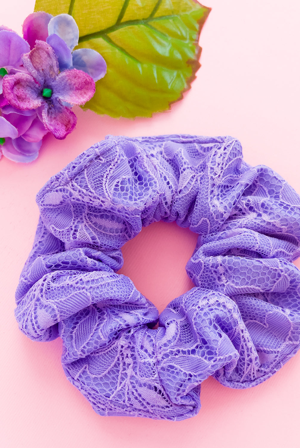 Scrunchie Anemone Lilac | Dot76.it