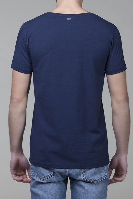 Maglia mezza manica con stampa luna bicicletta