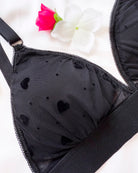 Bralette Black Baccara Velvet | Dot76.it