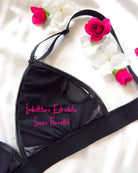 Bralette Black Baccara Velvet | Dot76.it