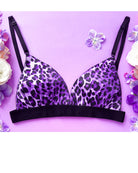 Bralette a triangolo Daphne Leopard Violet | Dot76.it