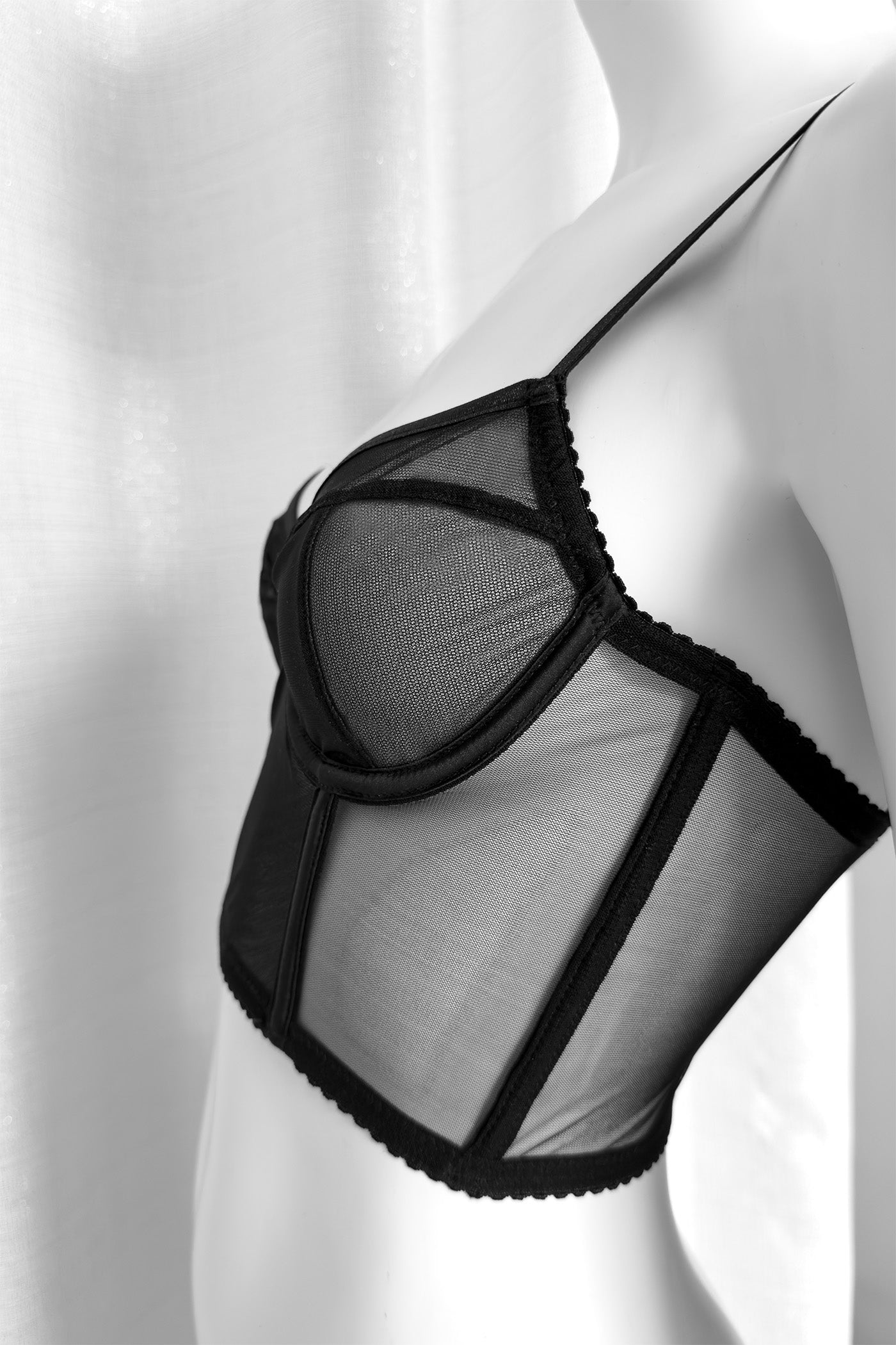 Reggiseno Bustier sfoderato Noir Desert Rose | Dot76.it