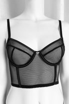 Reggiseno Bustier sfoderato Noir Desert Rose | Dot76.it