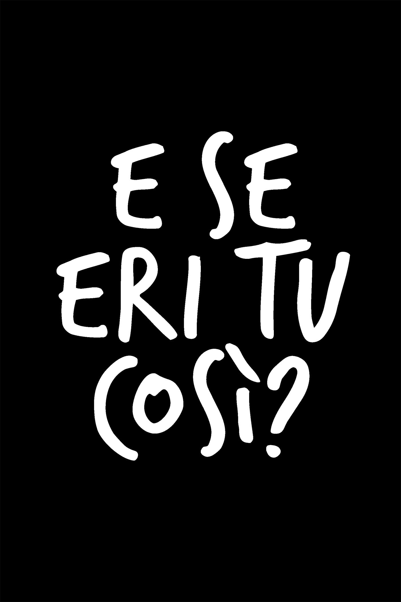 T-shirt "E se..." - W&B | Dot76.it