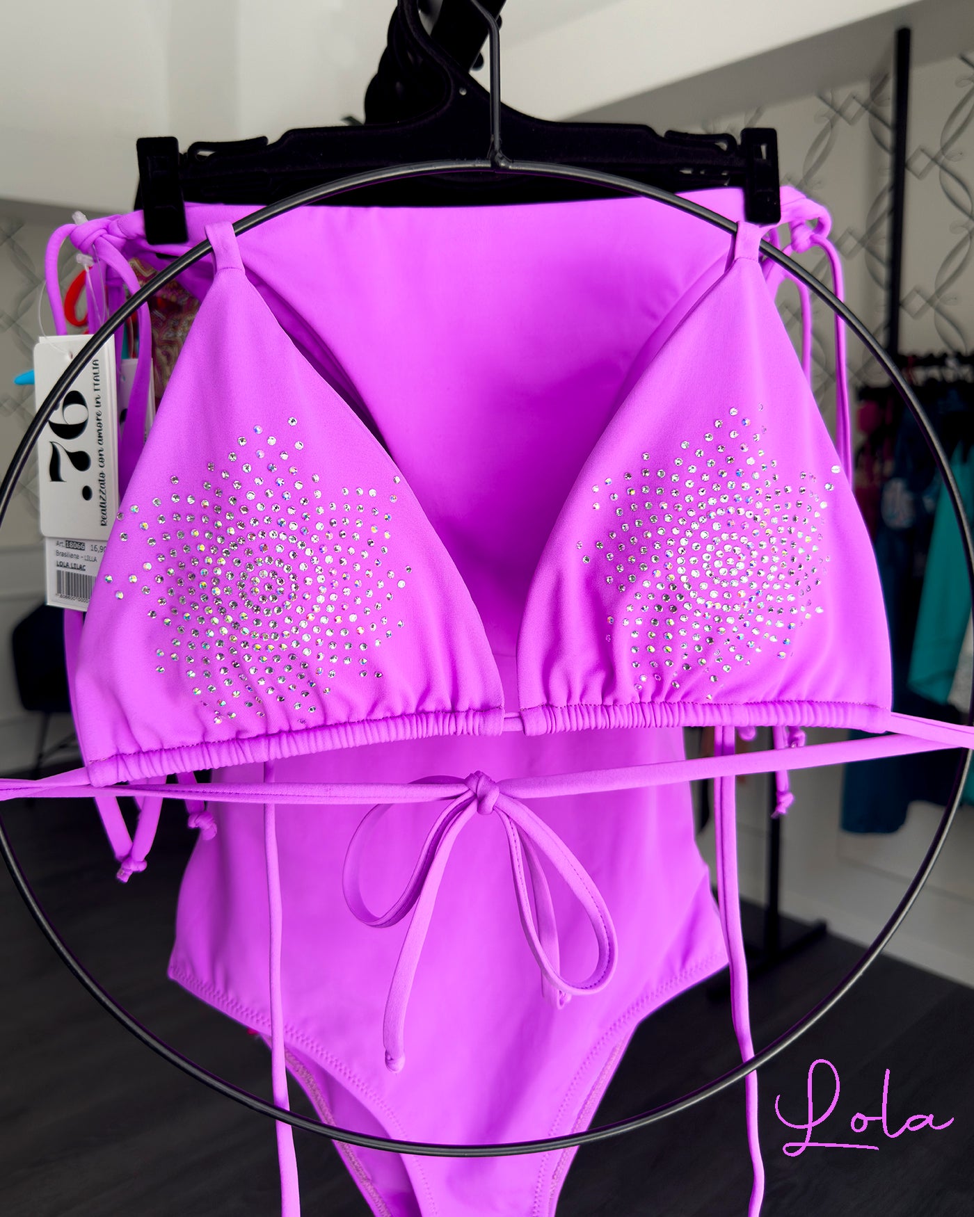 Triangolo Bikini Shine Lola Lilac | Dot76.it