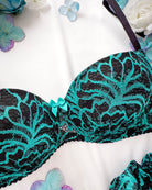 Reggiseno push-up Peonia Dark Tiffany | Dot76.it