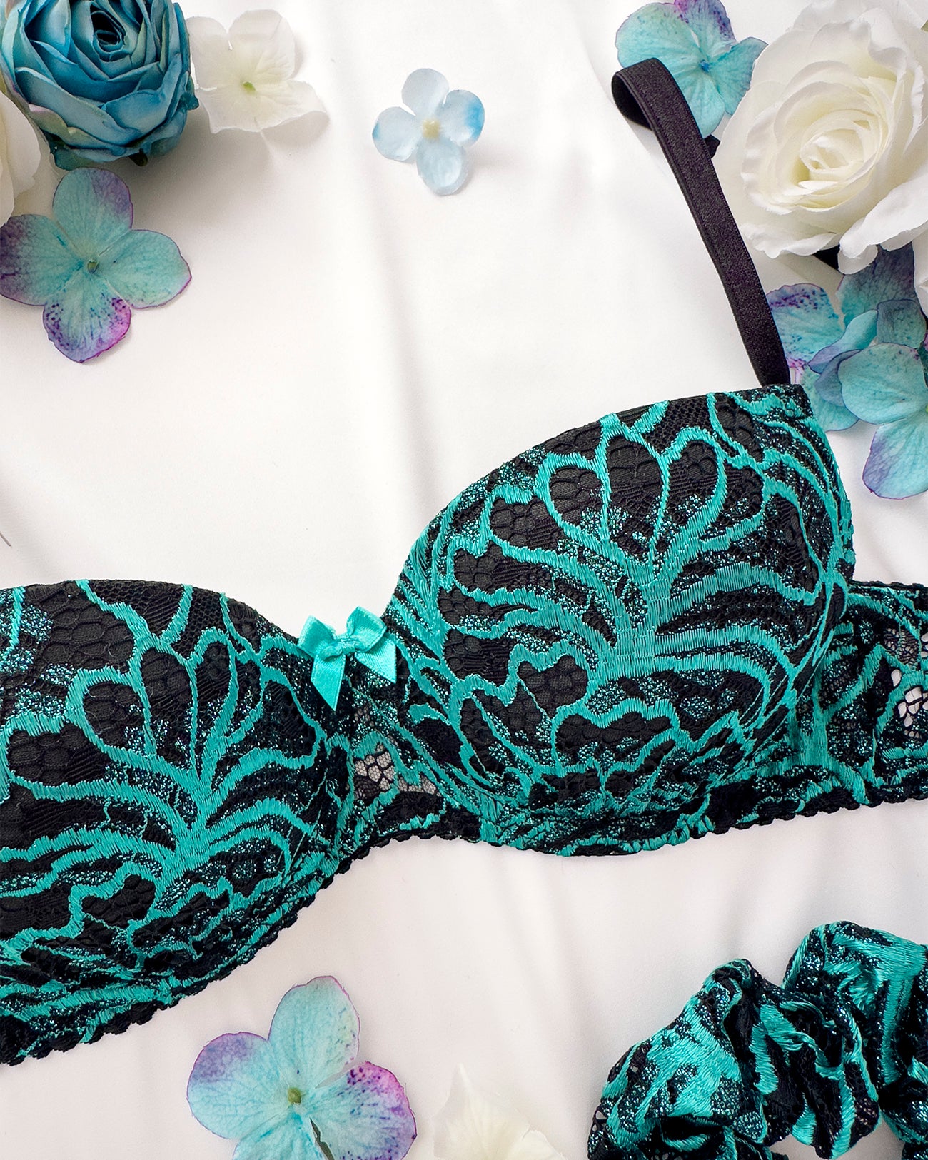 Reggiseno push-up Peonia Dark Tiffany | Dot76.it