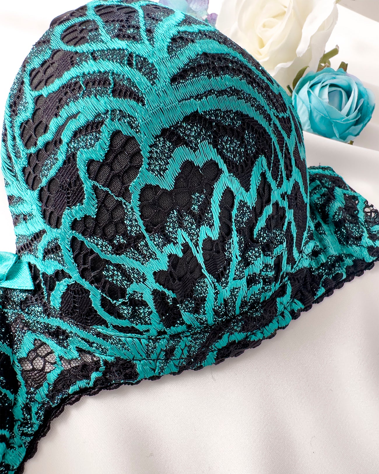 Reggiseno push-up Peonia Dark Tiffany | Dot76.it