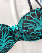Reggiseno push-up Peonia Dark Tiffany | Dot76.it