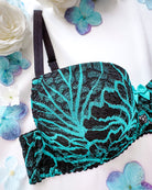 Reggiseno push-up Peonia Dark Tiffany | Dot76.it