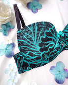 Reggiseno push-up Peonia Dark Tiffany | Dot76.it