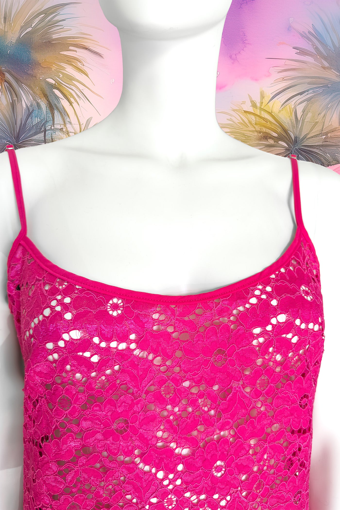 Sottoveste Rainbow Cake Pink Floral Lace | Dot76.it