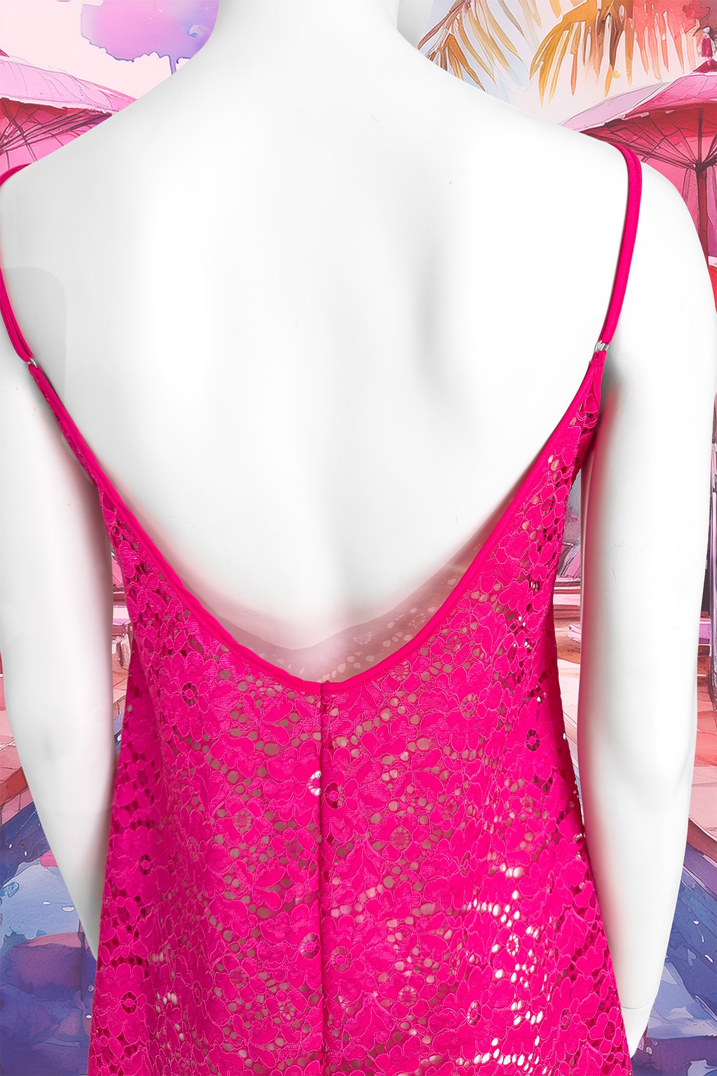 Sottoveste Rainbow Cake Pink Floral Lace | Dot76.it
