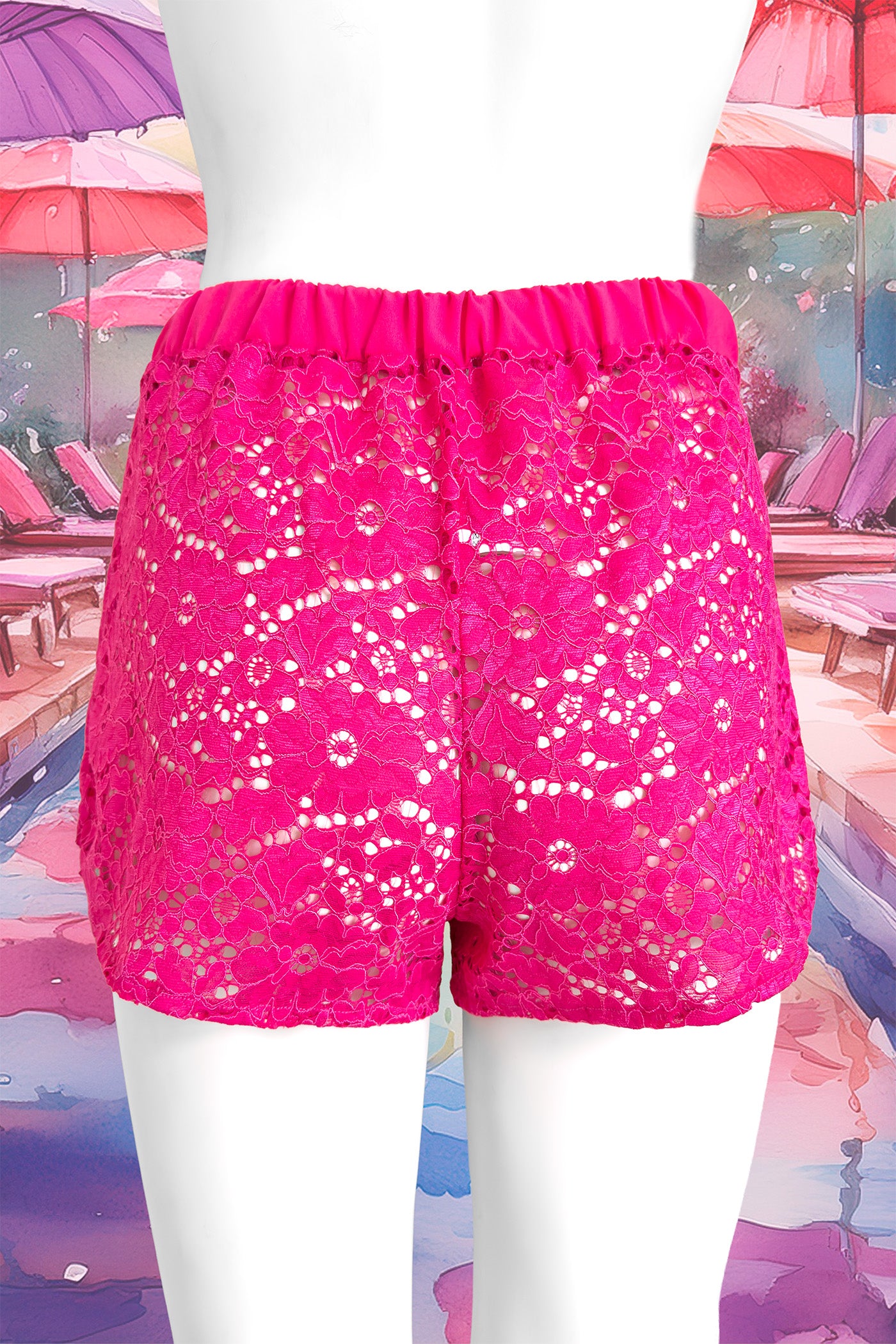 Pantaloncino Rainbow Cake Pink Floral Lace | Dot76.it