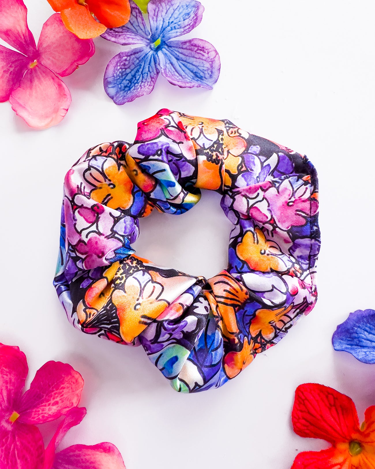 Scrunchie Daphne Floreal | Dot76.it